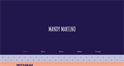 Desktop Screenshot of mandymartino.com