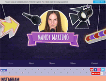 Tablet Screenshot of mandymartino.com
